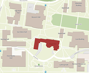Campus map birge hall